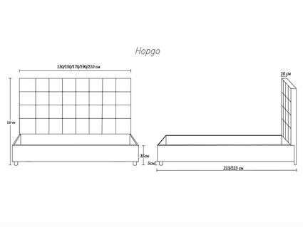 Кровать Димакс Нордо Альбус 200х200