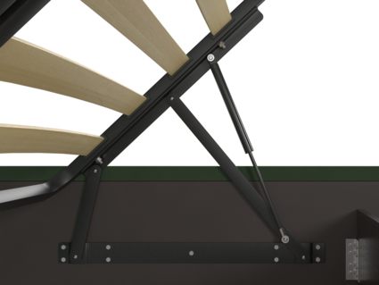 Кровать Lonax Милана велюр Dolly-1 (с подъемным механизмом)