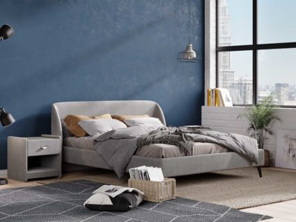 Кровать Сонум Rosa Кашемир Серый