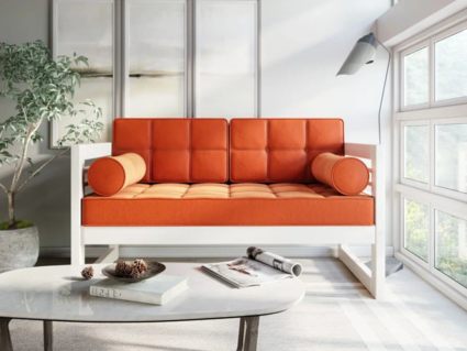 Диван Арско Сега Мини двухместный оранжевый