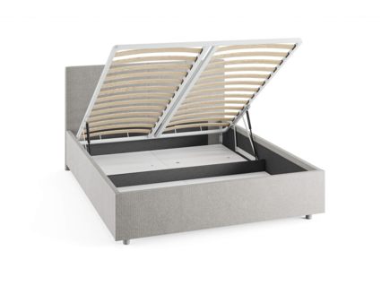 Кровать Сонум Prato Рогожка Марсала (с подъемным механизмом) 120х190