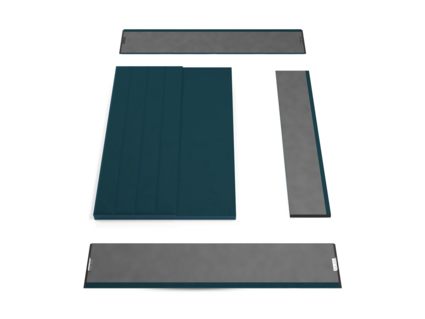 Кровать Lonax Кармела велюр Dolly-17 (с основанием) 180х200