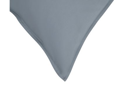 Наволочка Tkano Essential джинсово-синяя с брашинг-эффектом 2 шт. 50х70