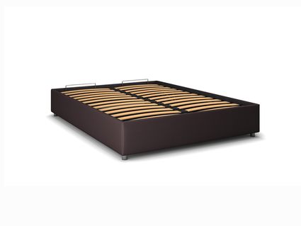 Кровать Sleeptek Premier 3 Экокожа Brown 258