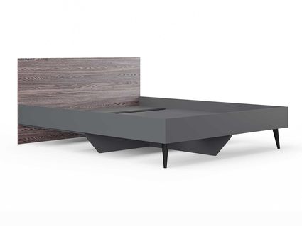 Кровать Сонум Ines Ясень анкор + серый 160х200