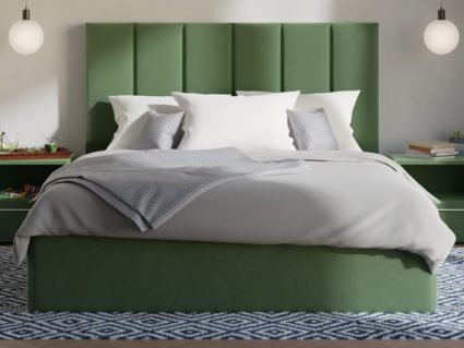 Кровать Lonax Милана велюр Dolly-17 (с подъемным механизмом) 140х200