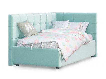 Кровать Nuvola Sabina угловая Velutto 14 180х190