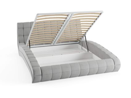 Кровать Сонум Milano Кашемир Бежевый (с подъемным механизмом) 80х190