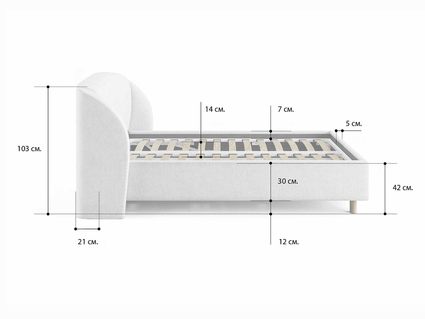 Кровать Сонум Valencia Энигма Десерт (с подъемным механизмом) 90х190