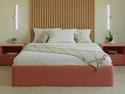 Кровать Lonax Белла велюр Dolly-13 (с основанием) 120х200