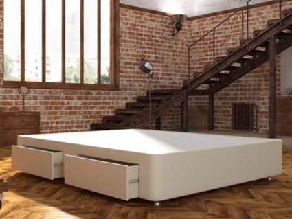 Кровать Mr.Mattress Site Box экокожа Beige 243