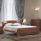 Кровать DreamLine Афродита 1 ясень Орех 140х195