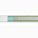 Матрас Denwir CLASSIC MIDDLE FOAM TFK 120х195